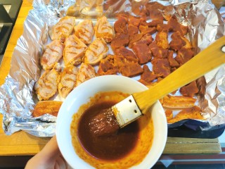 22、家庭版快手烧烤大餐·有肉有菜,准备好蜂蜜烧烤酱