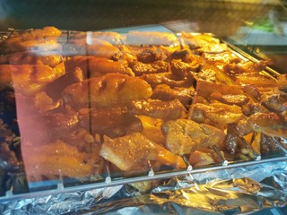 34、家庭版快手烧烤大餐·有肉有菜,继续烤制15-20分钟