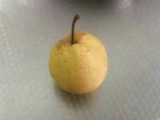 1、蒸梨～止咳去痰,新鲜梨一个洗干净