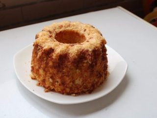 17、香甜米饭+米烤模馅饼,倒扣出模。