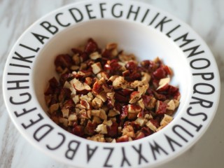 2、红枣奶香窝头,红枣洗净，去核后切碎。