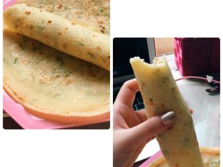 4、韭菜饼,告诉你们个秘密   厚一点没有薄的好吃