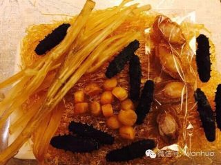 1、佛跳墙,准备工序：材料