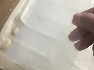 20、蛋糕卷,用刮片刮平表面