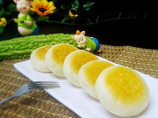 31、苦瓜发面饼,成品图。