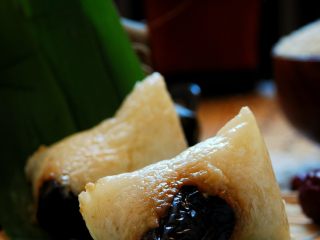 13、大红枣粽子,成品。