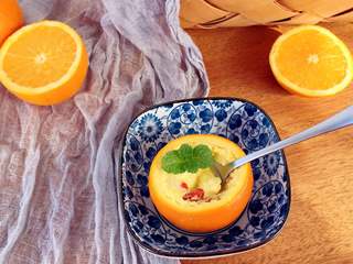 13、国橙蒸枸杞蛋,香甜好吃????