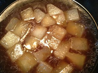 5、冬之恋简易版,加蚝油和蒸鱼豉油煮开