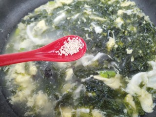 17、鸡蛋紫菜汤,半勺鸡精