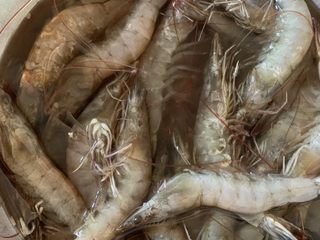 3、冬日暖心菜—椒盐虾,洗