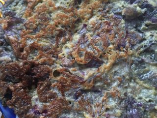 5、煎花饼,起锅