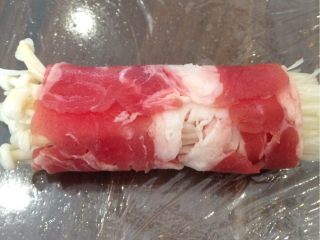 6、清蒸金针肥牛卷,卷肥牛。