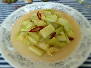 18、酸酸甜甜就是我――醋溜西葫芦,成品图。