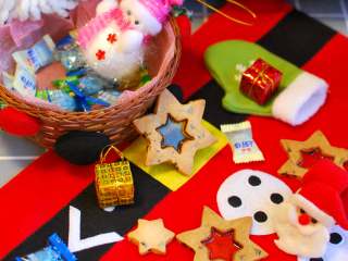 3、【圣诞节】蔓越莓玻璃糖饼干,成品图