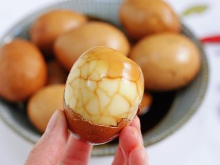 14、红糖茶叶蛋,成品图。