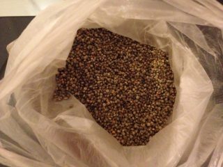 1、苏子籽薄饼,把苏子籽放在干净锅中用微活煲熟,大约1分钟左右,无需放油;