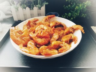 14、糖醋溜大虾,照个相吧，棒棒哒。