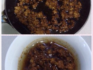 1、杂酱乌冬面,炒杂酱，做法：把肉沫泡散，滤干水，用油炒，用老抽酱油炒制而成。