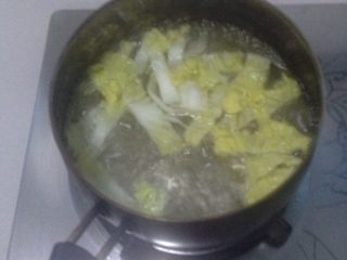 3、杂酱乌冬面,煮好菜，备用。