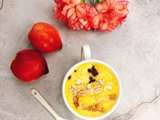8、冬日暖心菜   牛奶燕麦南瓜糊,成品图