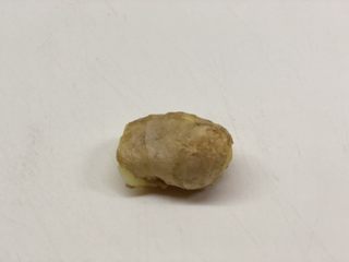 2、一锅两吃-白斩老鸡,生姜一块洗净