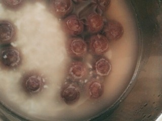 8、酒酿小汤圆,加入米酒