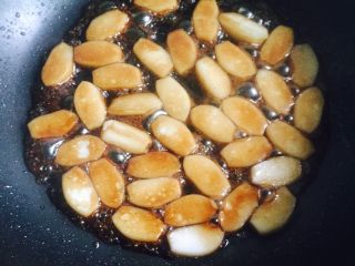 13、桂花红糖年糕,大火收汁关火