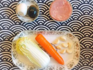 1、赶走亚健康——上汤娃娃菜,备料；