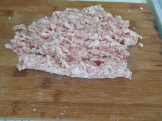 3、家庭版&肉三鲜混沌,剁猪肉馅（手工剁的馅比较香）