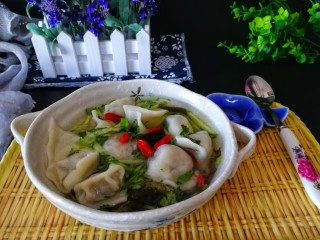 33、家庭版&肉三鲜混沌,照个相吧，鲜香美味。