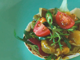 16、咖喱鸡taco杯,完成