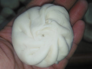 7、萝卜丝馅儿饼,收口。