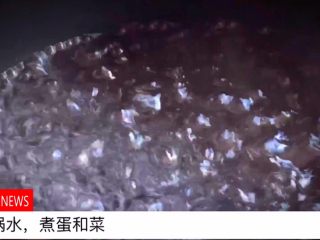 19、无油快手又好吃的 卤肉饭,烧一锅热水(煮菜和蛋)