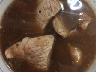 6、月经后补血养身的鹿胎胶瘦肉汤,成品 