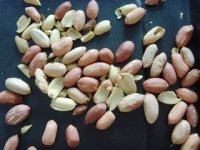 10、花生巧克力棒,将花生烤熟