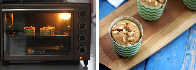 15、吃一次就会爱上的朴素小蛋糕——枣泥戚风小蛋糕,放入预热150度的烤箱，25分钟左右即可