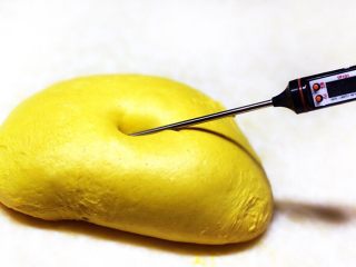 6、木糖醇椰子油南瓜面包,揉好的面团温度在23-25度之间，放醒发箱29度湿度60%醒发40分钟。