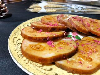 13、糯米糖藕,成品图。