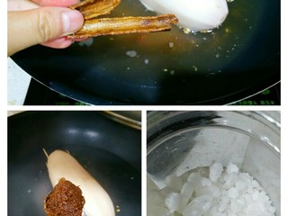 11、健脾开胃糯米藕,把封好的莲藕放入锅里,加入1大碗清水,加入肉桂,姜枣茶,白糖。