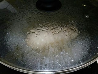 12、健脾开胃糯米藕,开火慢慢煮。最后发现这锅过太宽,水盖不过藕,就换成了汤锅。