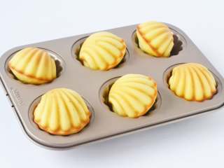 11、贝壳蛋糕,看到有小肚子的才算成功哦