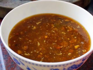 18、潮汕肠粉,肠粉酱汁做好了