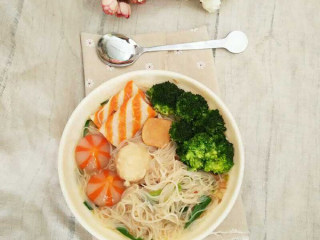 7、葱香米粉汤,成品