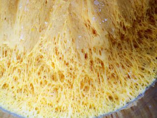 6、南瓜馒头,漂亮的蜂窝状