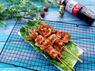 25、家庭版+铁板烧鱿鱼串家庭,成品图