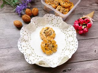 23、宫廷核桃酥,成品。