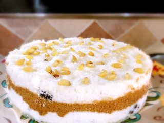 21、白糖松糕&红糖松糕,中间一层铺的不整齐