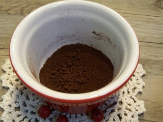 2、巧克力牛奶+奶盖,糖和可可粉混合