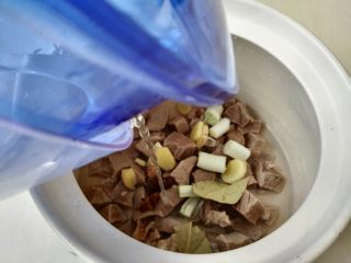 7、冬季养生暖身汤  羊肉萝卜汤,加入清水