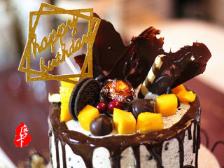 35、火爆ins的滴落蛋糕【奥利奥咸奶油蛋糕】,成品